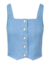 Spensley Denim Vest by VERONICA BEARD - View 5