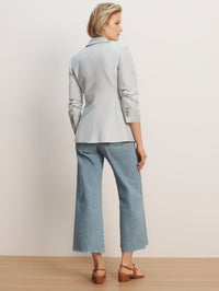 VERONICA BEARD TOMI DICKEY JACKET IN RIVER MIST - 5