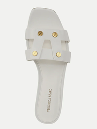 Via Slide Sandal in Coconut by VERONICA BEARD - View 4