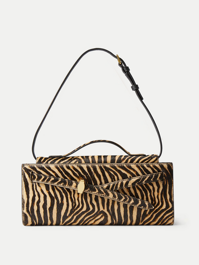 Ziger Veronica Beard Dash Clutch in Tan Multi
