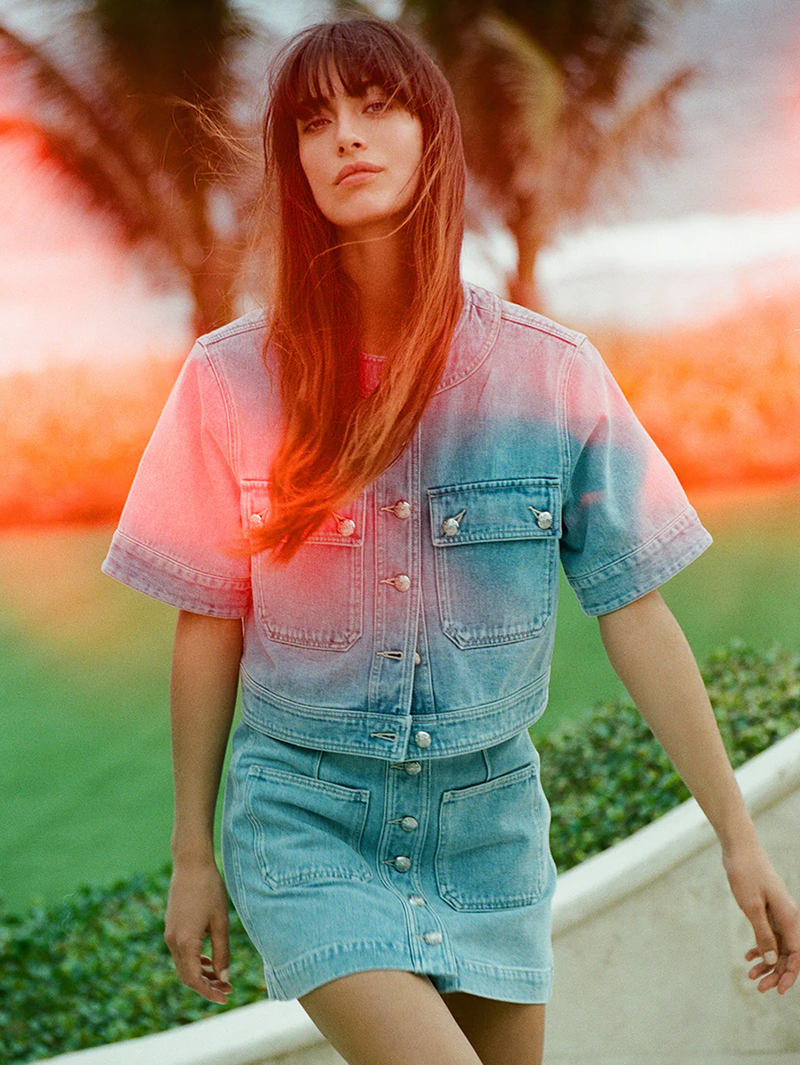 Moxie Denim Mini Skirt
