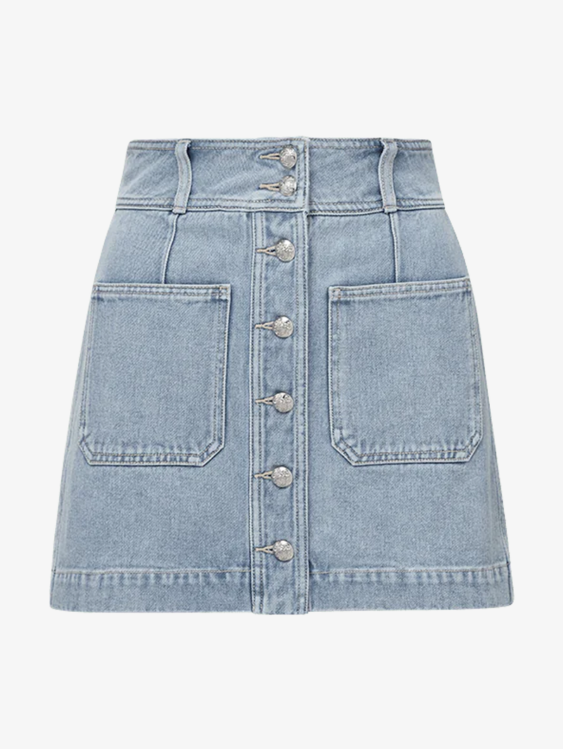 Moxie Denim Mini Skirt