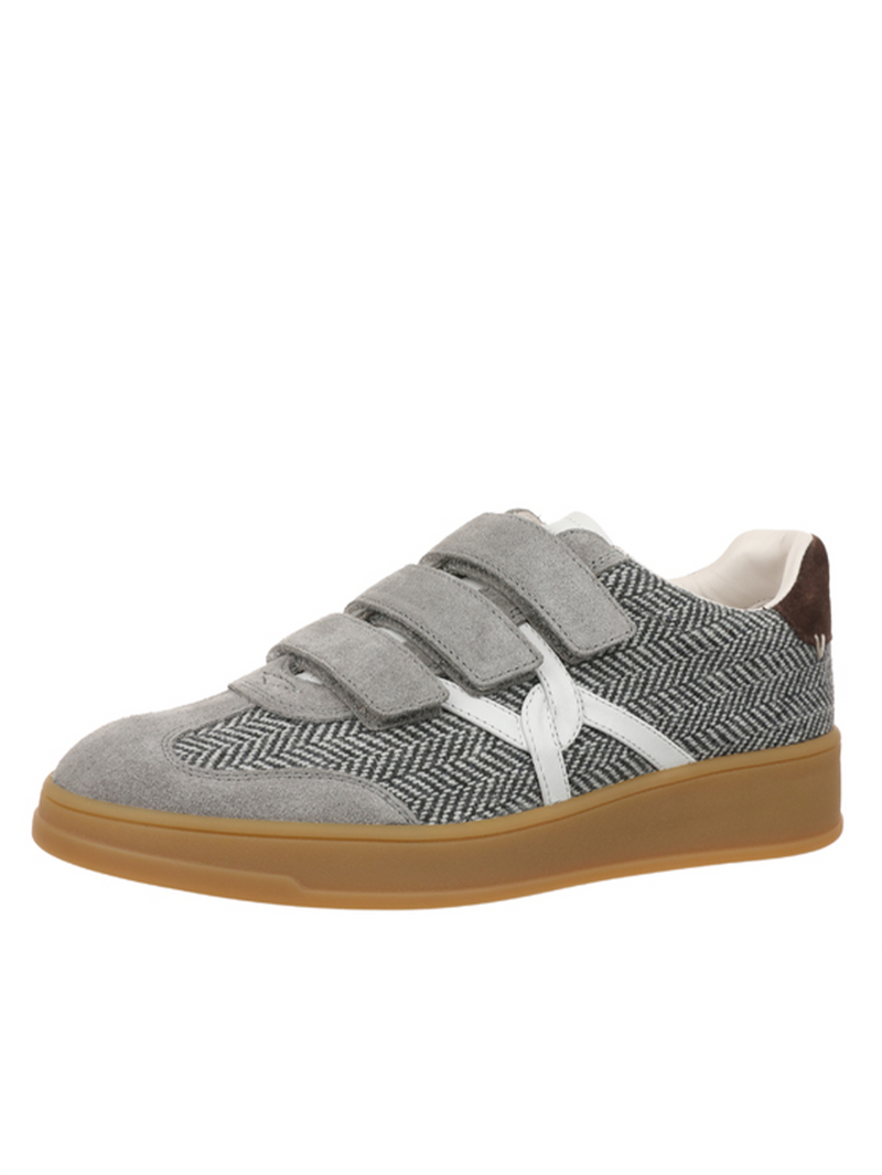 Reagan Herringbone Velcro Sneaker