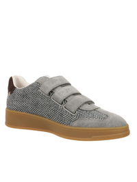 Reagan Herringbone Velcro Sneaker