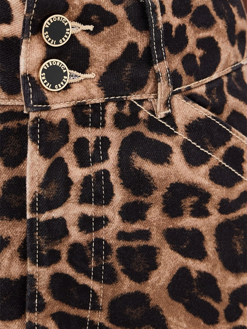 Chloe Leopard Mini Skirt