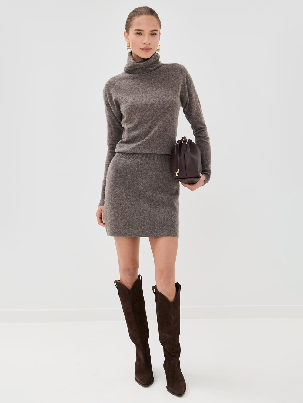 Cassidy Turtleneck Mini Dress