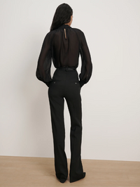 Alyssa Silk Turtleneck Blouse