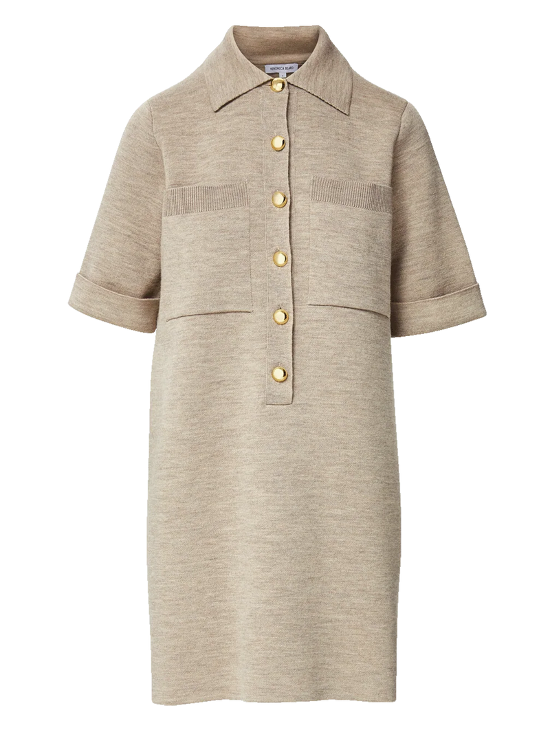 Madden Merino Wool Mini Shirtdress