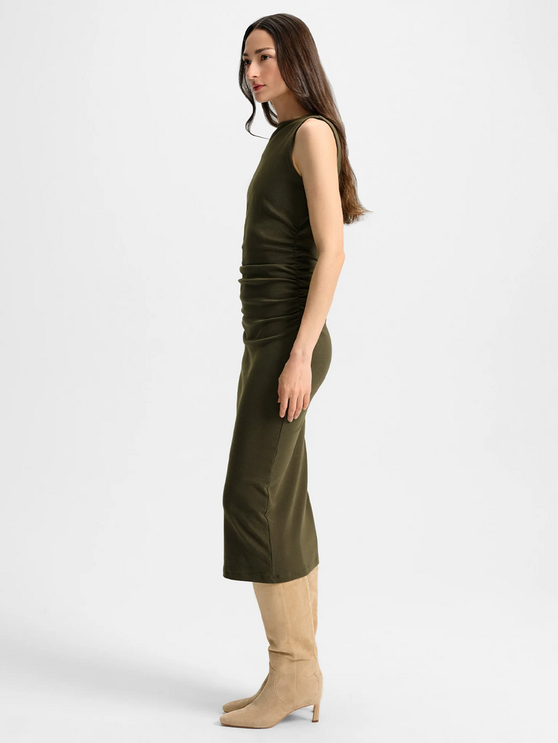 Charissa Stretch-Cotton Midi Dress