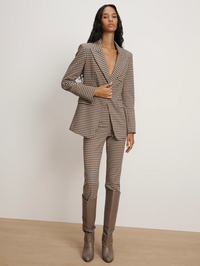 Livvy Houndstooth Dickey Jacket