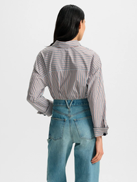 Draymond Striped Cuff-Sleeve Shirt