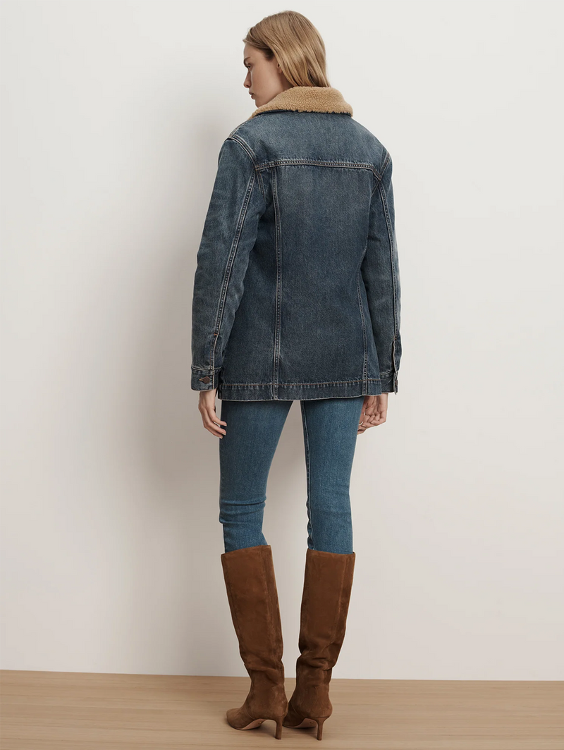 Donna Sherpa Denim Jacket