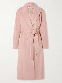 Della Double-Breasted Dickey Coat