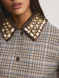 Kasper Plaid Chore Jacket