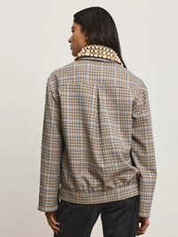 Kasper Plaid Chore Jacket