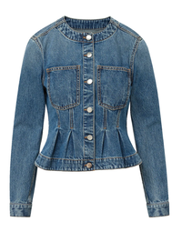 Zahara Peplum Denim Jacket