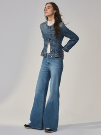 Zahara Peplum Denim Jacket