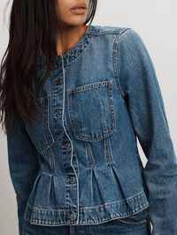 Zahara Peplum Denim Jacket