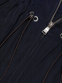 Akerman Zip-Front Minidress