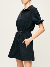 Akerman Zip-Front Minidress