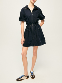 Akerman Zip-Front Minidress