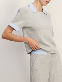 Stuyvesant Mixed Media Top