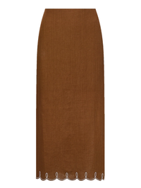 Malou Linen Midi Skirt