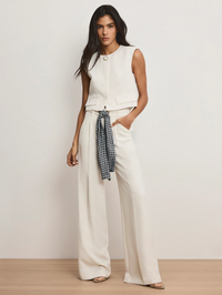 Tai Belted Wide-Leg Pant
