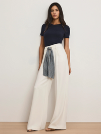 Tai Belted Wide-Leg Pant
