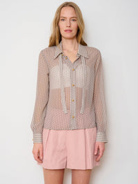 WE-AR4 ACADEMY BLOUSE II in GEO PRINT – Image 1