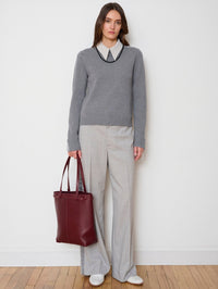 WE-AR4 Chaplin Crew in LIGHT GREY – Image 1