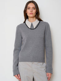 WE-AR4 Chaplin Crew in LIGHT GREY – Image 3