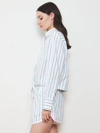 WE-AR4 The CC Shirt in White Green Stripe in 982 WHITE GREEN STRIPE – Image 5