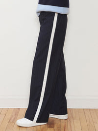 WE-AR4 The Chaplin Trouser in Midnight Pinstripe – Image 3