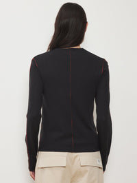 WE-AR4 The Core Cardigan in Ebony Multi – Image 4