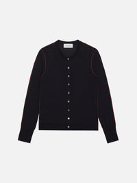 WE-AR4 The Core Cardigan in Ebony Multi – Image 5