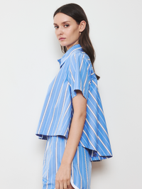 WE-AR4 The Crew Short Sleeve in Mediterranean in 436 MEDITERRANEAN – Image 4