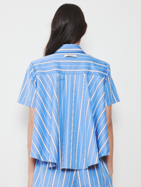 WE-AR4 The Crew Short Sleeve in Mediterranean in 436 MEDITERRANEAN – Image 5