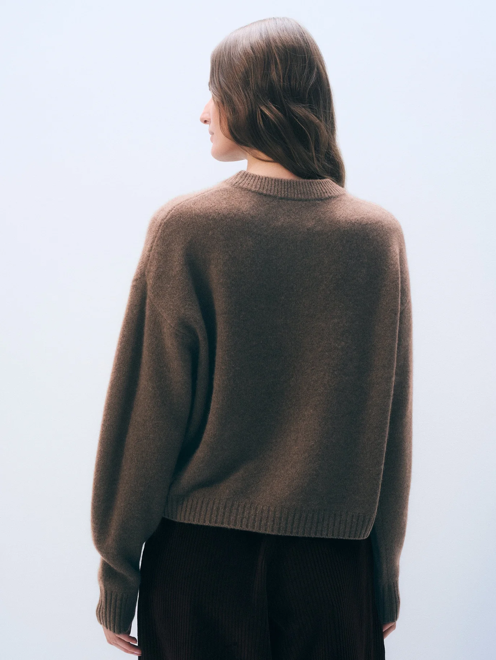 Cashmere Argyle Crewneck