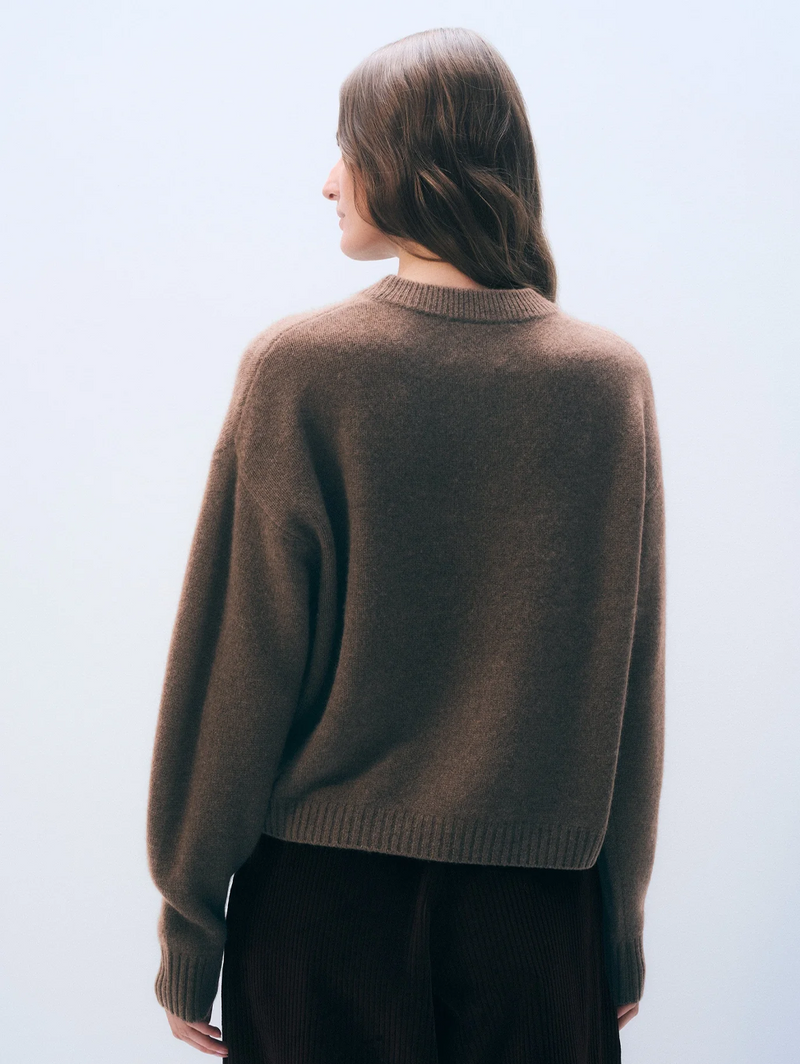 Cashmere Argyle Crewneck