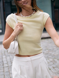 Off Shoulder Top in Lemonade