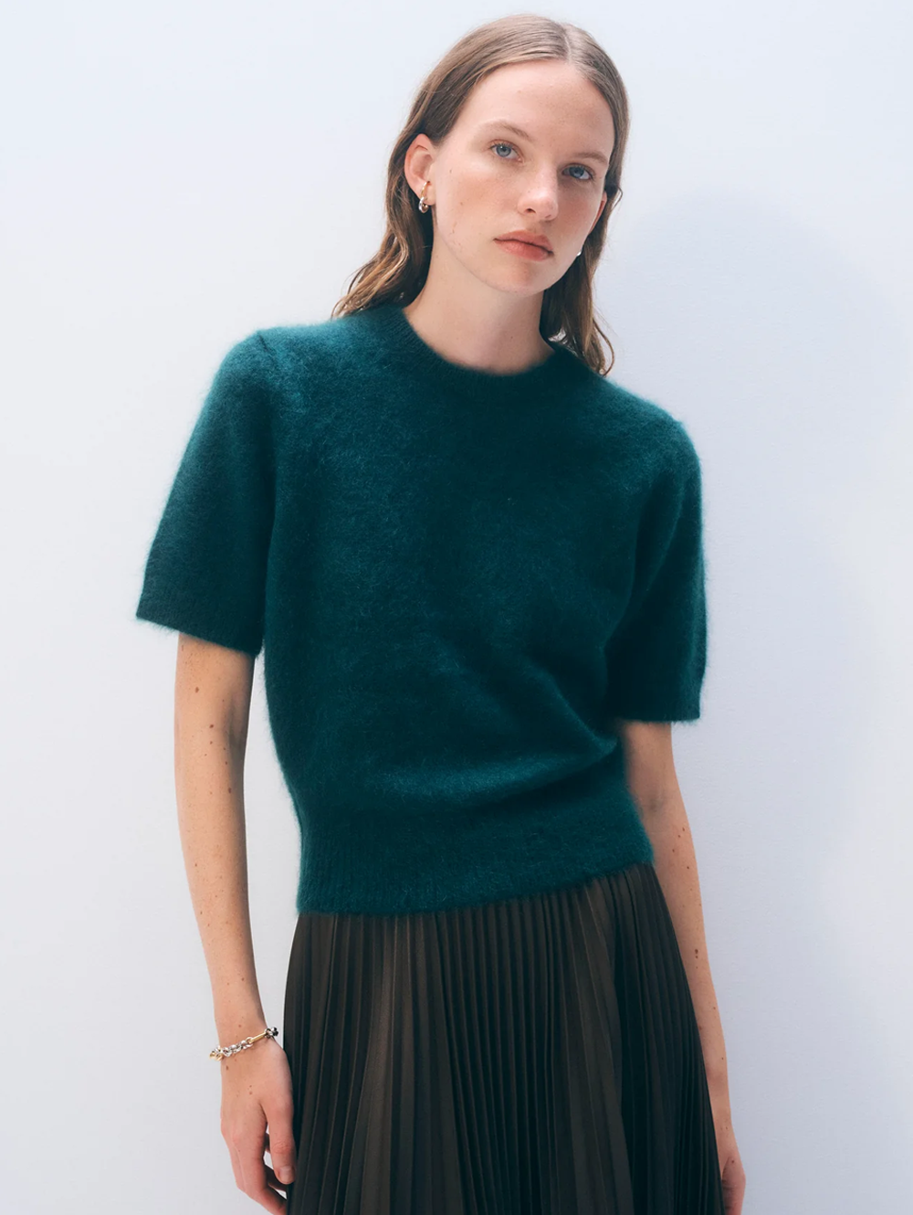 Brushed Cashmere Tee