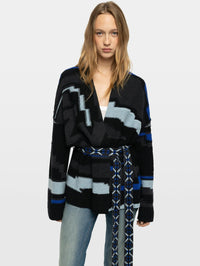 ZADIG & VOLTAIRE Aspen LC Wings Cardigan in Anthracite – Image 3
