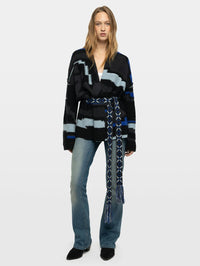 ZADIG & VOLTAIRE Aspen LC Wings Cardigan in Anthracite – Image 1