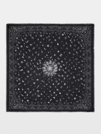 Maddie Bandana Print Scarf by ZADIG & VOLTAIRE-BLACK-AMY Atelier