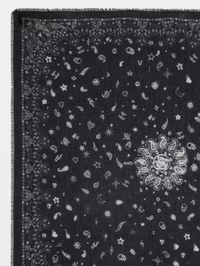 Maddie Bandana Print Scarf by ZADIG & VOLTAIRE - View 5