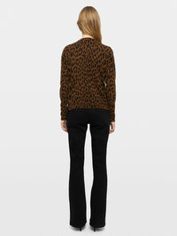 ZADIG & VOLTAIRE Missya LC Leopard Cardigan in Caramel – Image 2
