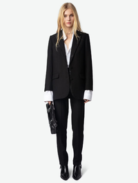 Panny Diamanté Straight Leg Pants by ZADIG & VOLTAIRE - View 2