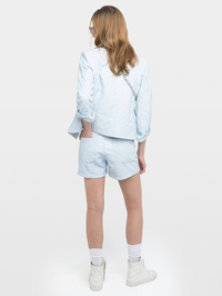 Pax Crinkled Leather Shorts by ZADIG & VOLTAIRE - View 3