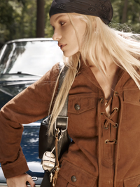 Remacha Suede Leather Dress by ZADIG & VOLTAIRE - View 2